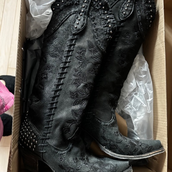 Women’s 9.5 Cowboy Boots - DDranchwear - Picture 2 of 7